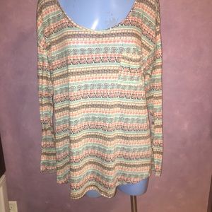 Surf shop patterned soft tee